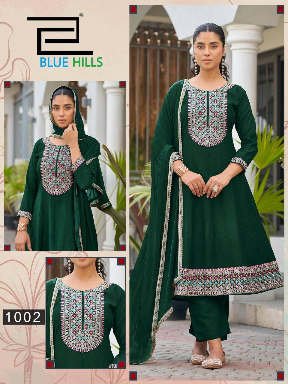 Blue hills mumtaz vol 10 Kurti Manufacturer in Delhi